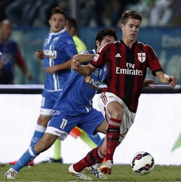 Marco Van Ginkel, 21 anni,  arrivato al Milan all&#39;ultimo: un paio di giornate per entrare in condizione e poi, all&#39;esordio contro l&#39;Empoli, appena 31&#39; di gioco per poi infortunarsi. AP